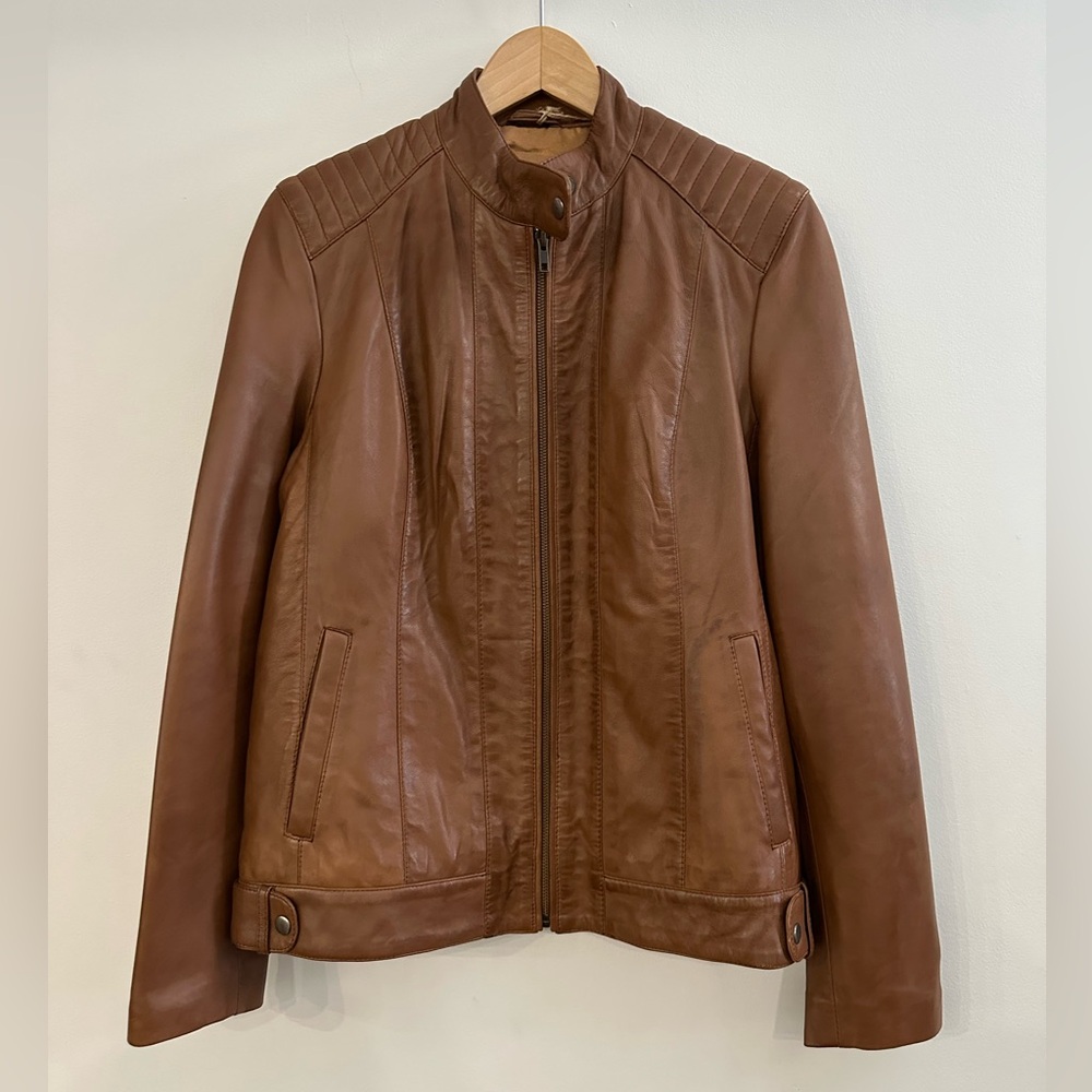 Hides Leather Jacket Europel Cognac